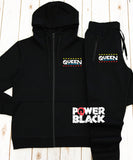 Geometric Queen Tech Tracksuit Set