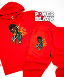 Graffiti Smoke Hoodie Jogger Set