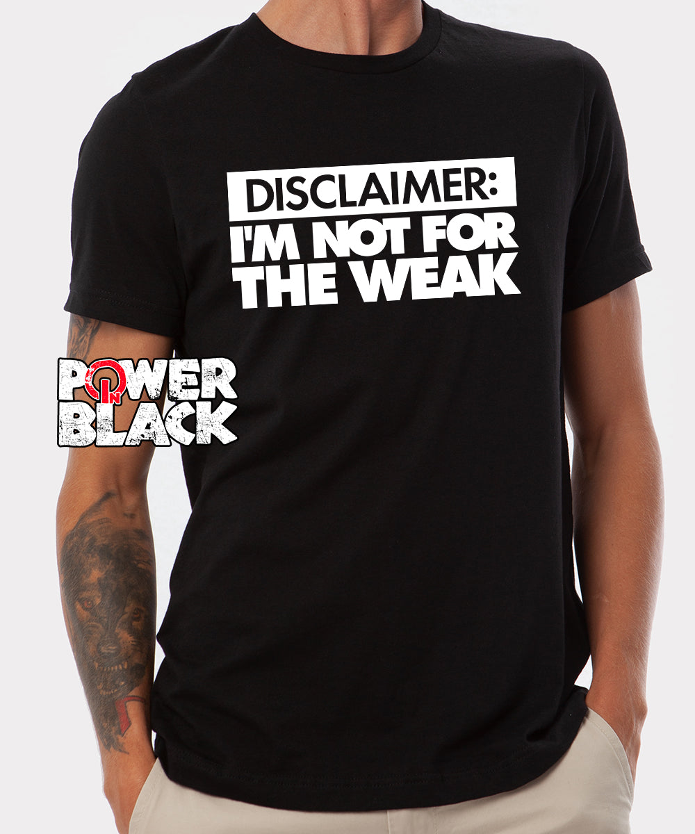 I'm Not For The Weak