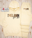 It's The Melanin For Me Hoodie Jogger Set