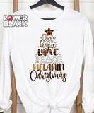 Joy Hope Melanin Christmas Long Sleeve