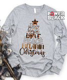 Joy Hope Melanin Christmas Long Sleeve