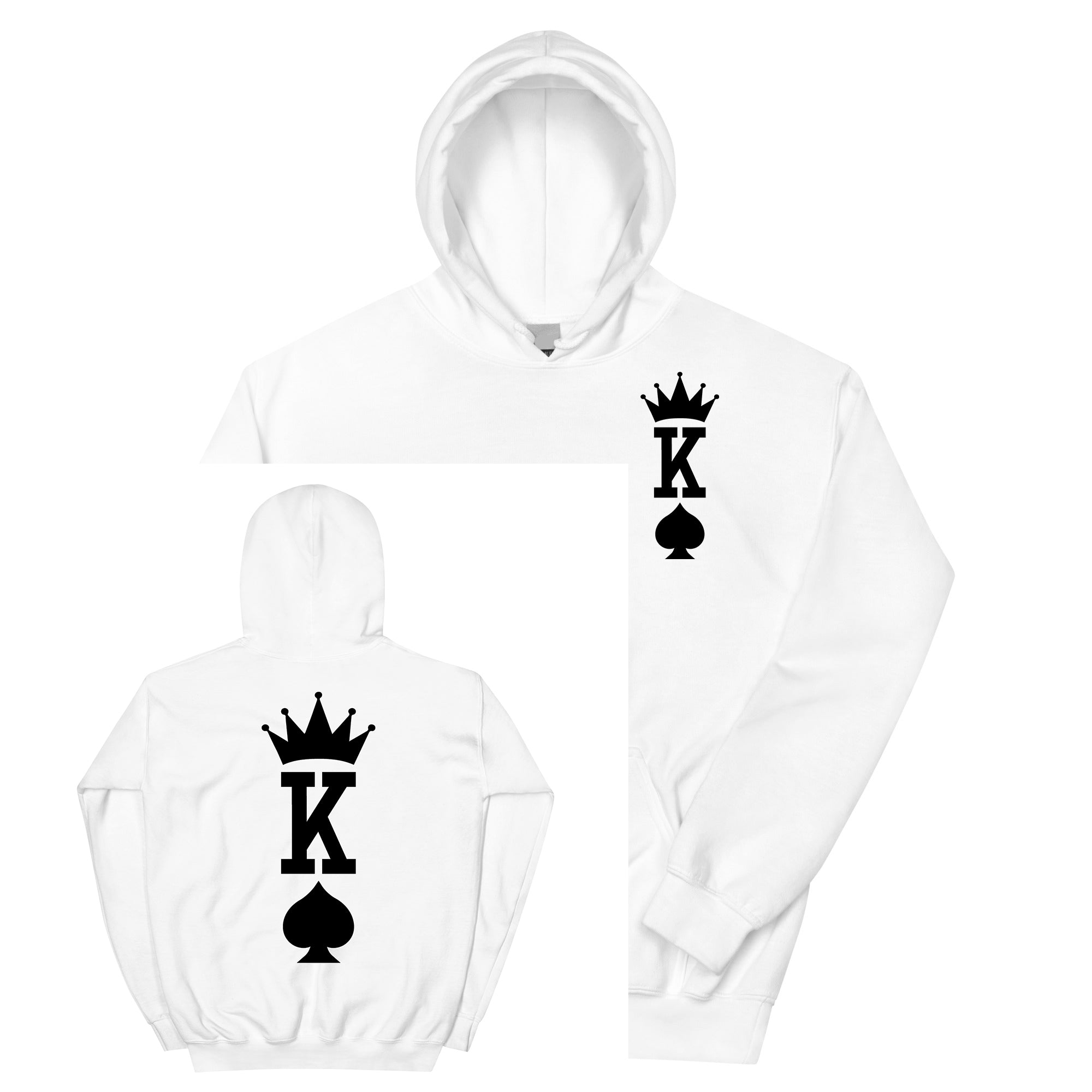King of Spades Hoodie (Front and Back Print)