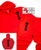 King Of Spades (Front & Back Print) Hoodie Jogger Set
