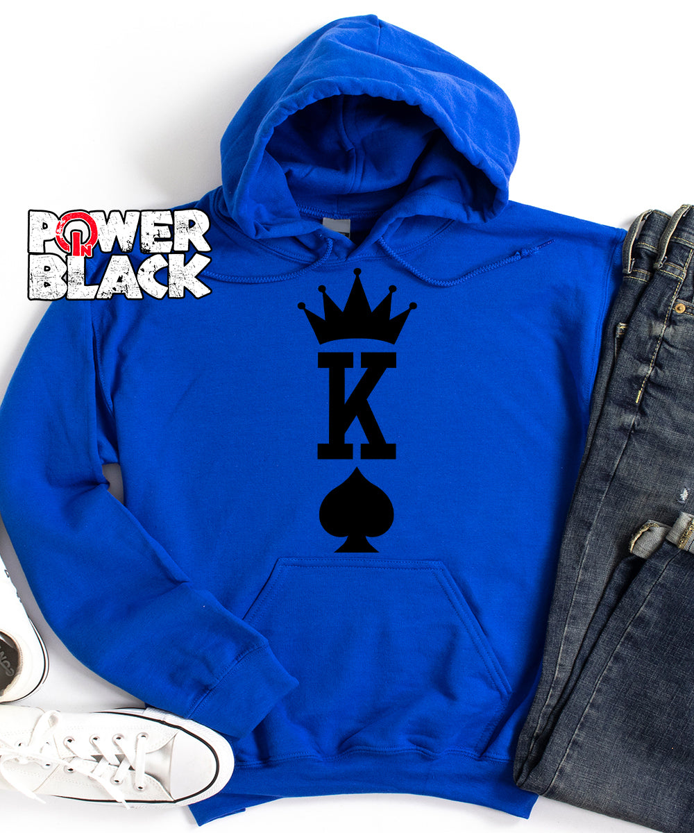 King of Spades (Large Print) Hoodie