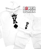 King of Spades (Large Print) Premium Hoodie Jogger Set