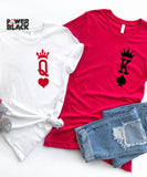 King of Spades and Queen of Hearts Set (Front and Back Print)
