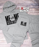 Me Vs Me Hoodie Jogger Set