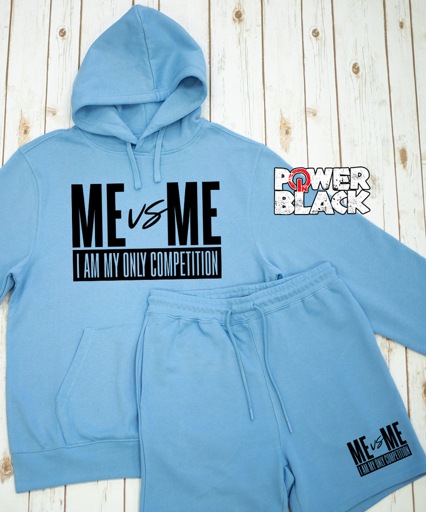 Me Vs Me Limited Edition Hoodie Jogger Shorts Set