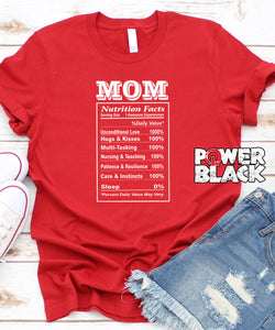 Mom Nutrition Facts
