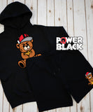 Money Bag Hoodie Jogger Shorts Set