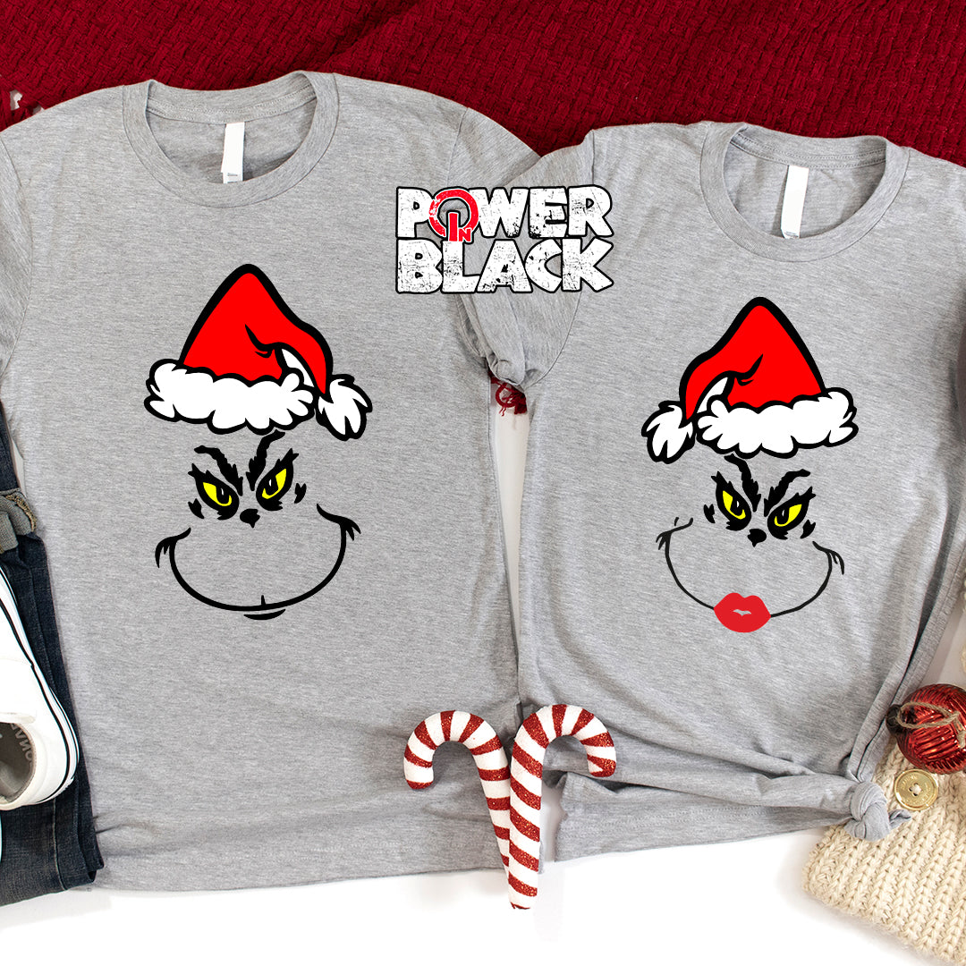 Mr. & Mrs. Christmas Face Set