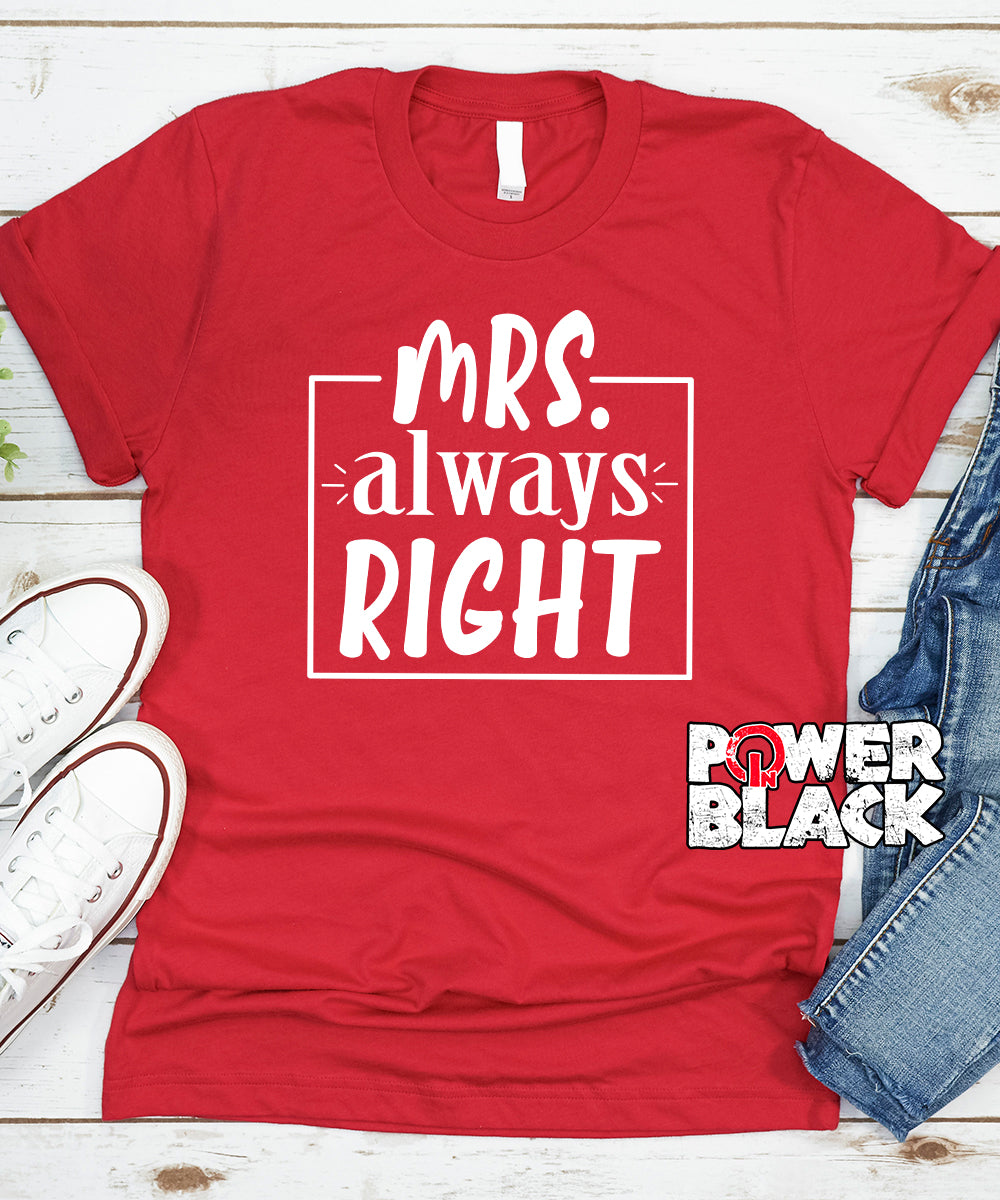 Mrs. Always Right