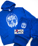 Music Is Life Hoodie Jogger Set