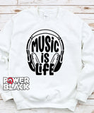 Music Is Life Sweatshirt