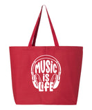 Music Is Life Tote Bag