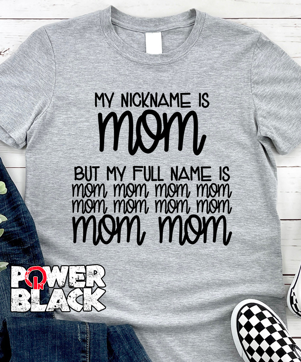 My Nickname is Mom