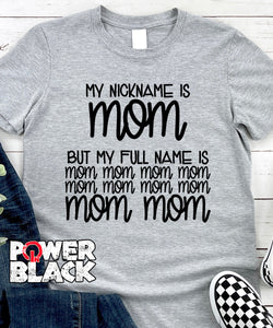 My Nickname is Mom