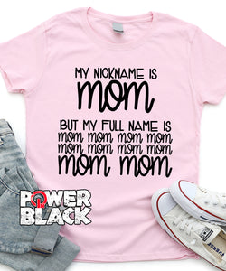 My Nickname is Mom