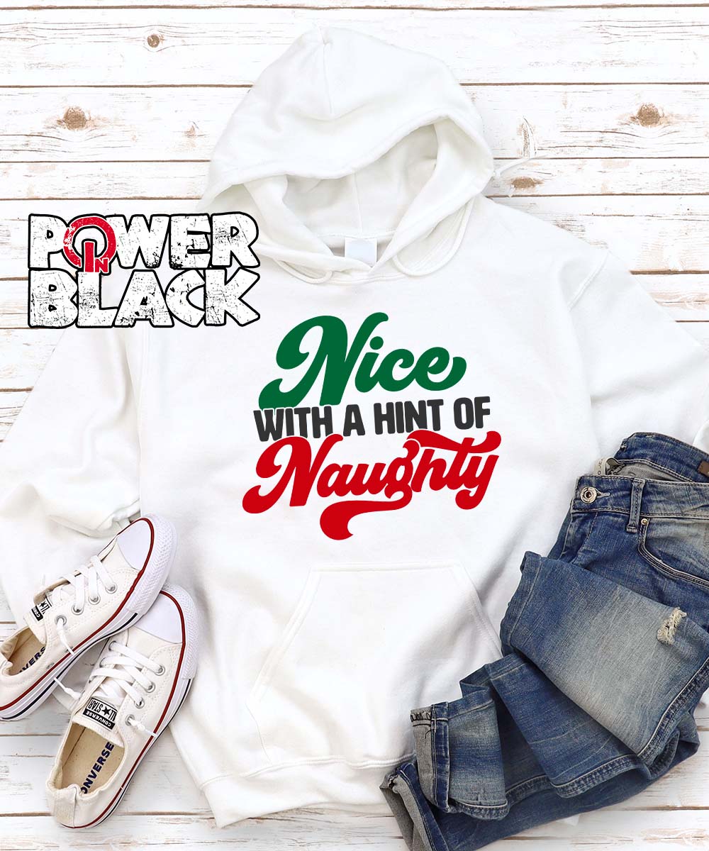 Nice With A Hint of Naughty Hoodie