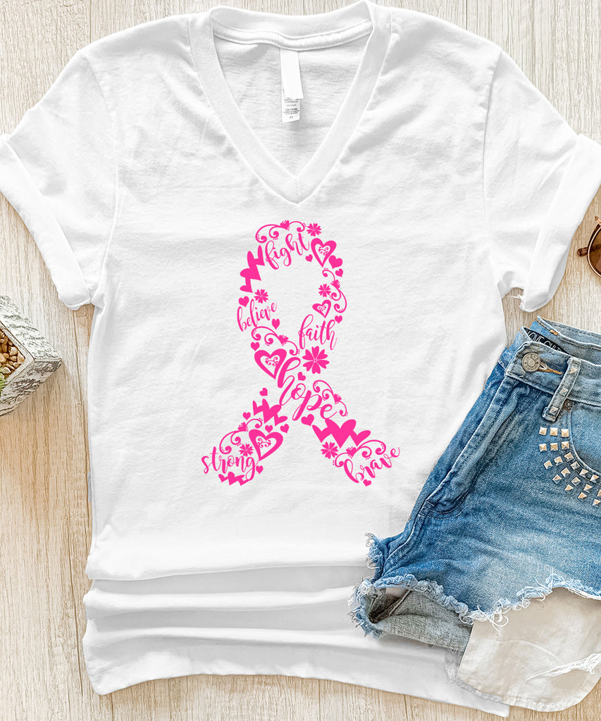 October Breast Cancer Ribbon