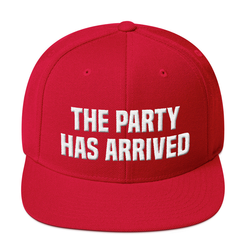 The Party Has Arrived Snapback Hat
