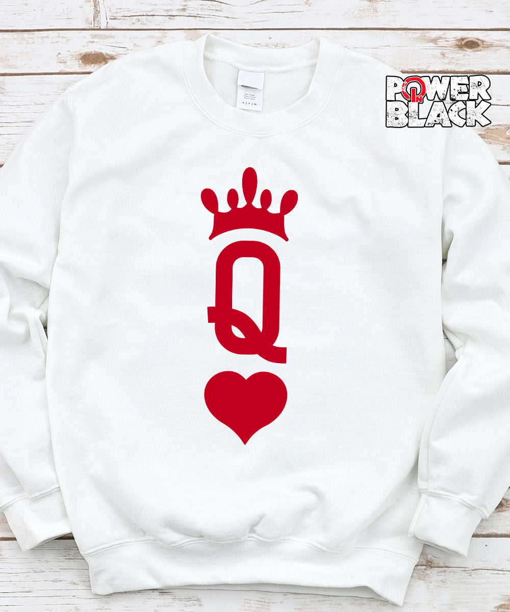 Queen Of Hearts Sweatshirt