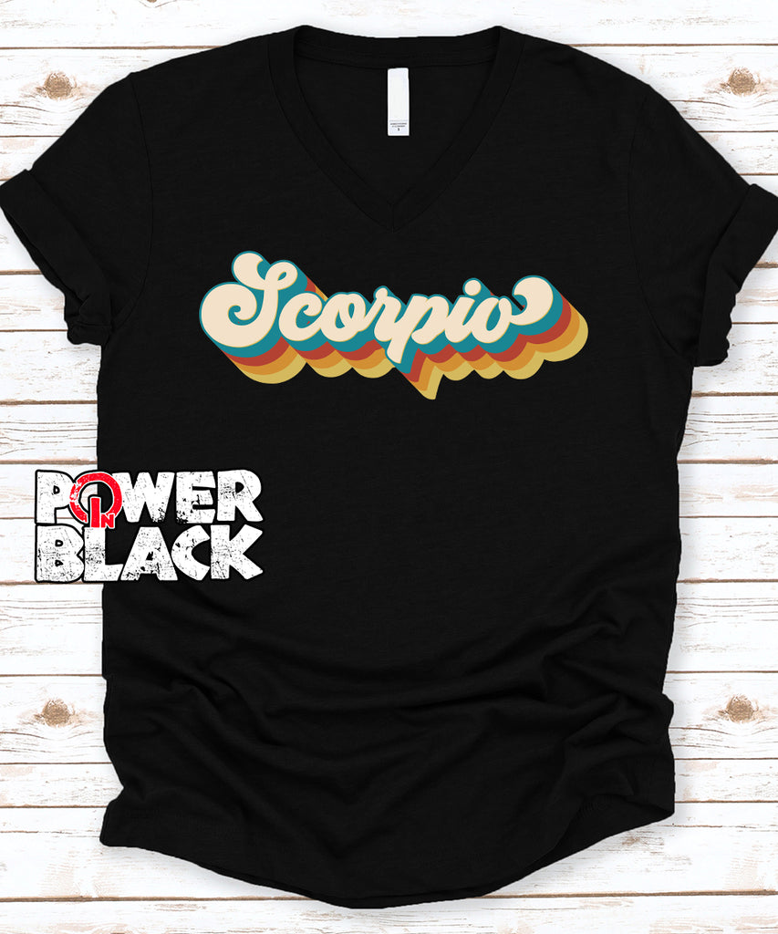 Retro Scorpio Zodiac Shirt