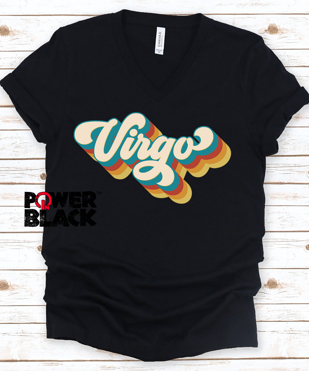 Retro Virgo Zodiac Shirt