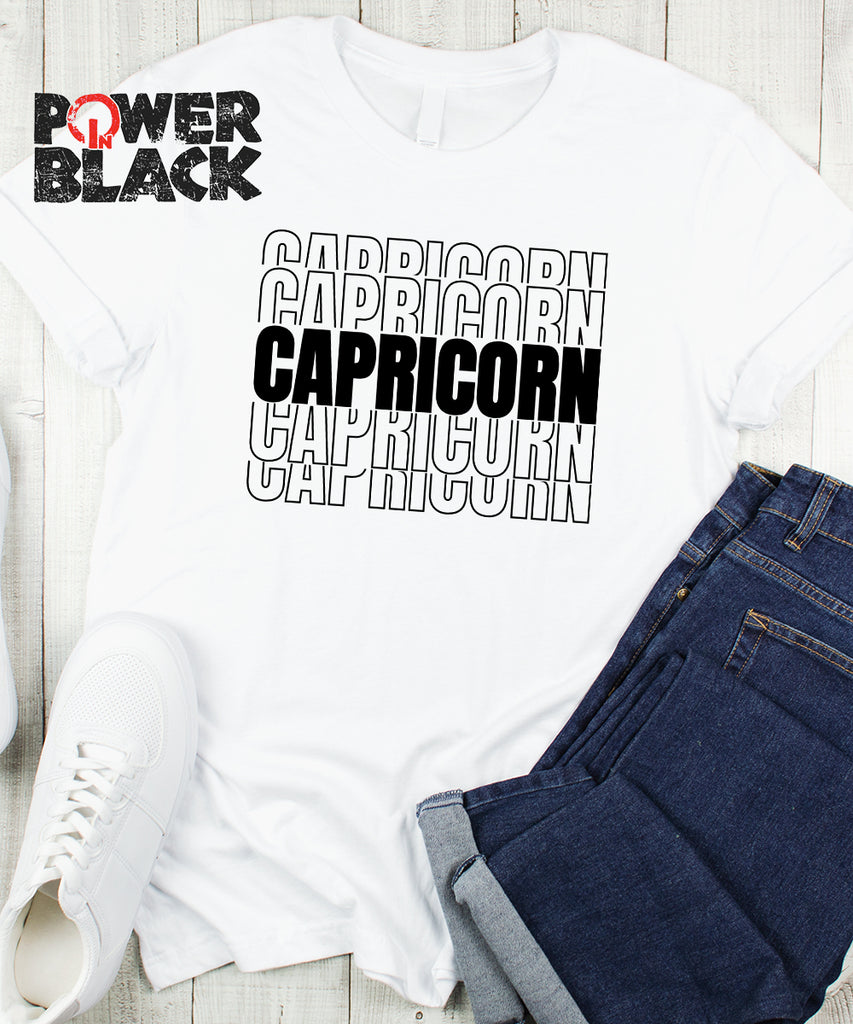 Stacked Capricorn Zodiac Shirt
