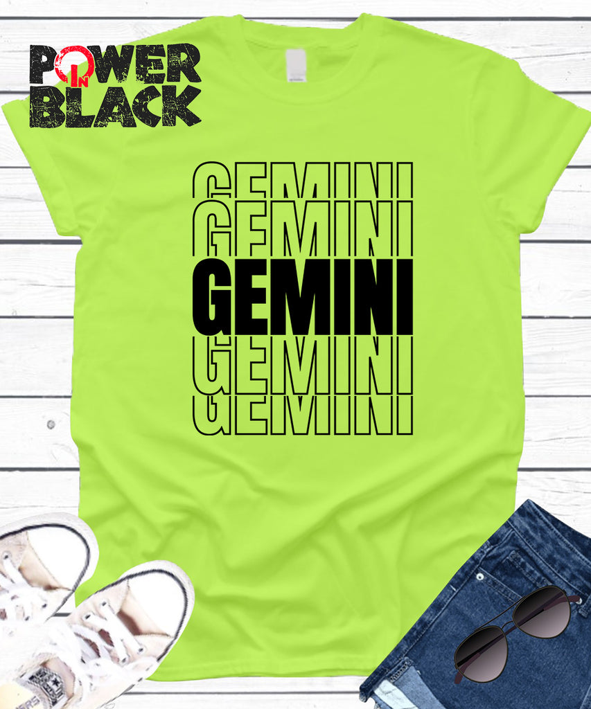 Stacked Gemini Zodiac Shirt