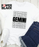 Stacked Gemini Zodiac Shirt