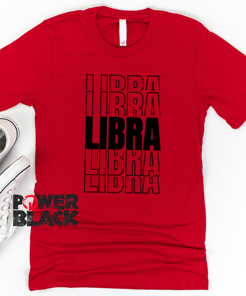 Stacked Libra Zodiac Shirt