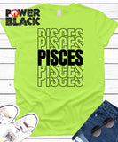 Stacked Pisces Zodiac Shirt