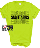 Stacked Sagittarius Zodiac Shirt