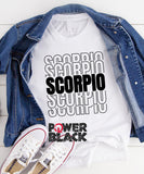Stacked Scorpio Zodiac Shirt
