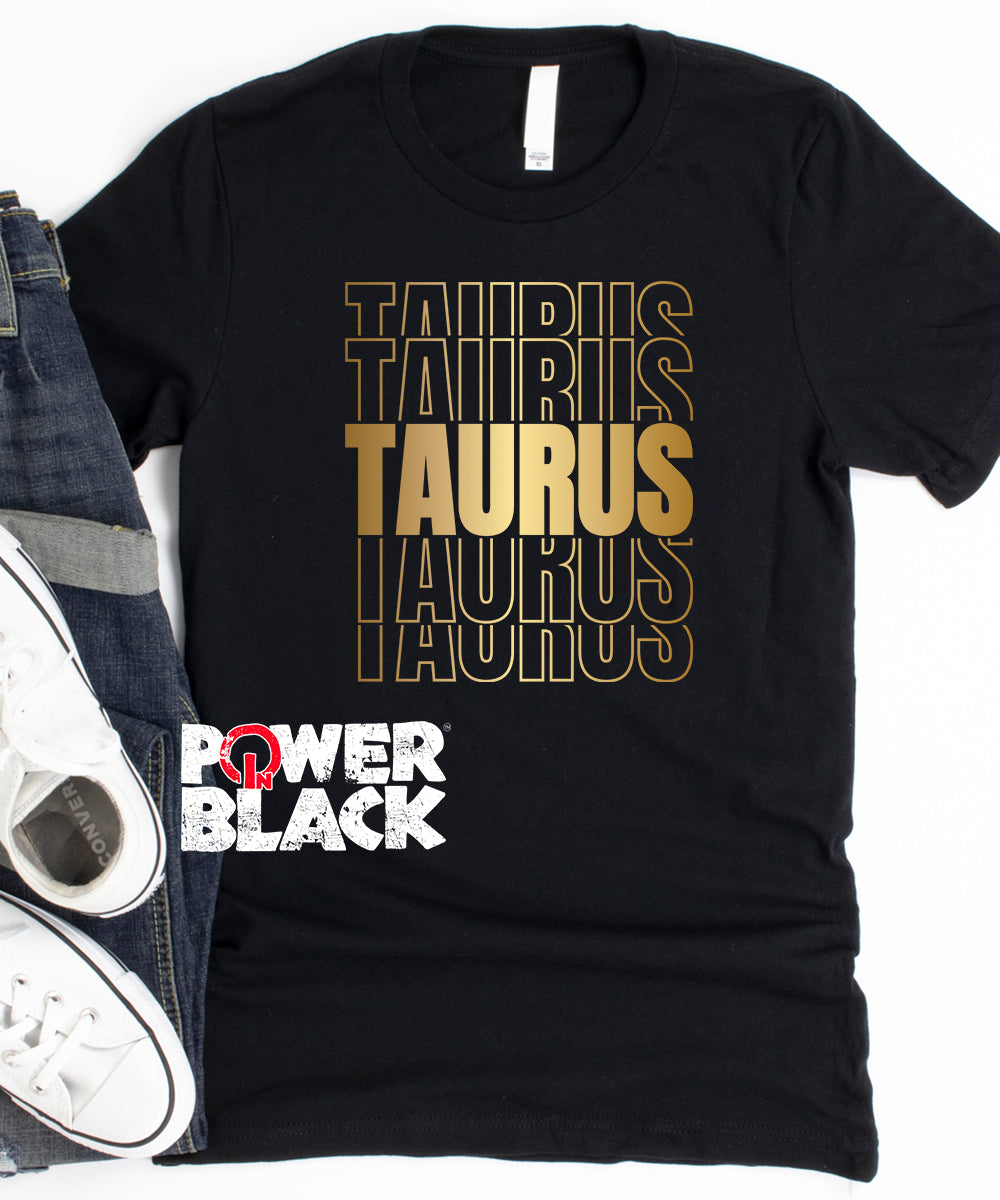 Stacked Taurus Zodiac Shirt
