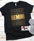 Stacked Gemini Zodiac Shirt