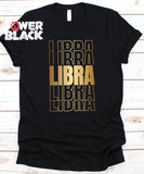 Stacked Libra Zodiac Shirt