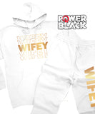 Stacked Wifey Hoodie Jogger Set