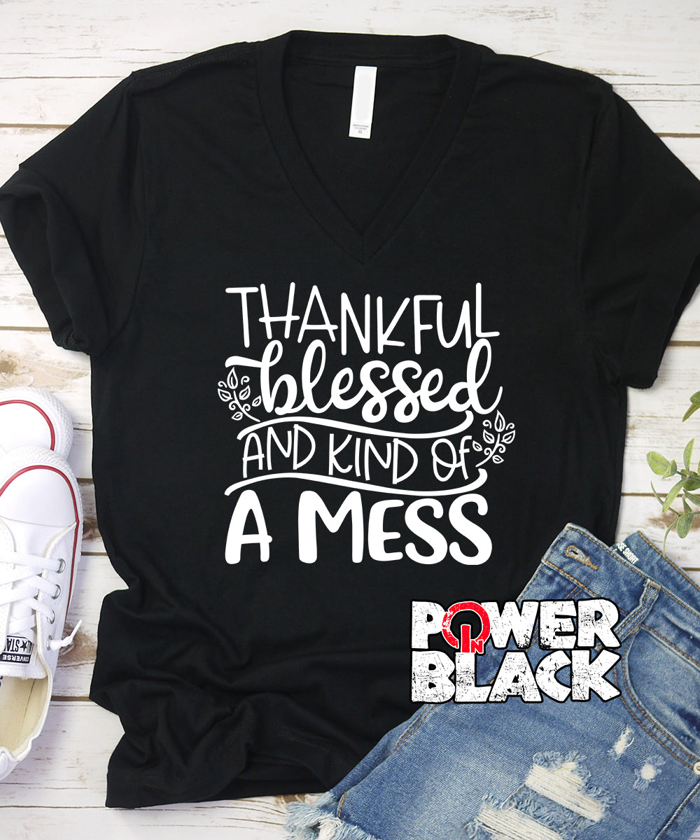 Thankful Blessed and Kind of a Mess
