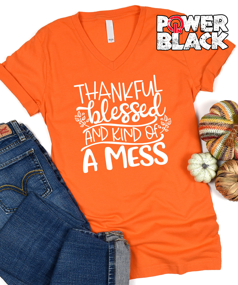 Thankful Blessed and Kind of a Mess