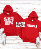 Trouble Finds Me Hoodie Set