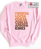 Twists, Locs, Curls & Coils Sweatshirt