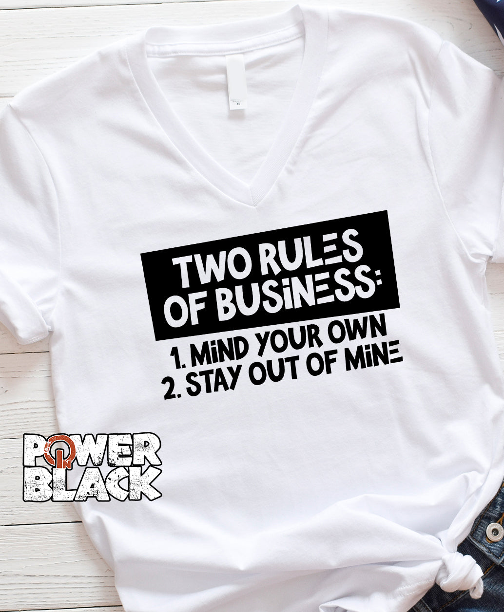 Two Rules of Business
