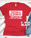 Two Rules of Business