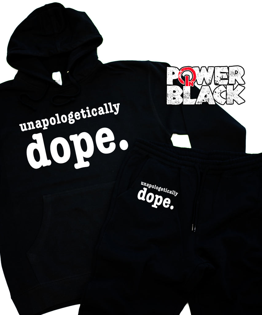 Unapologetically Dope Hoodie Jogger Shorts Set