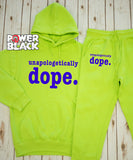 Unapologetically Dope Limited Edition Hoodie Jogger Set