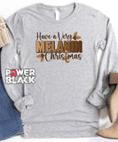 Very Melanin Christmas Long Sleeve
