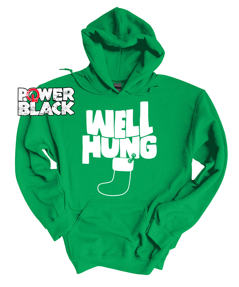 Well Hung Christmas Hoodie
